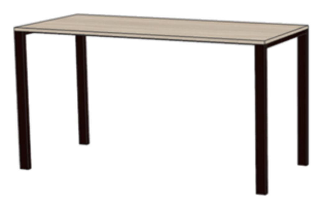 Стіл на металевому каркасі (1400x600х750мм. ) Меблі КС